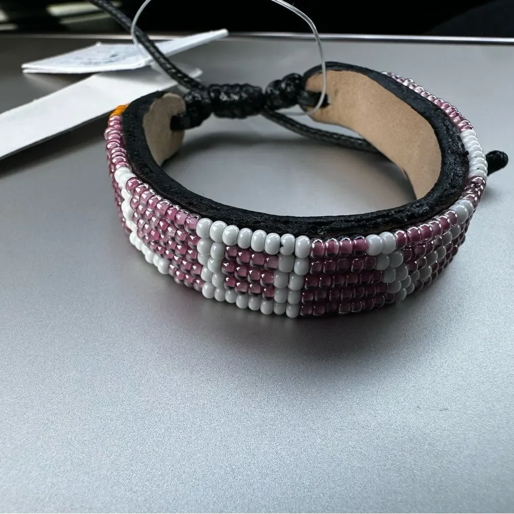 ❤️ NWT Ubuntu Life LOVE Bracelet • Adjustable, Handwoven, Beaded